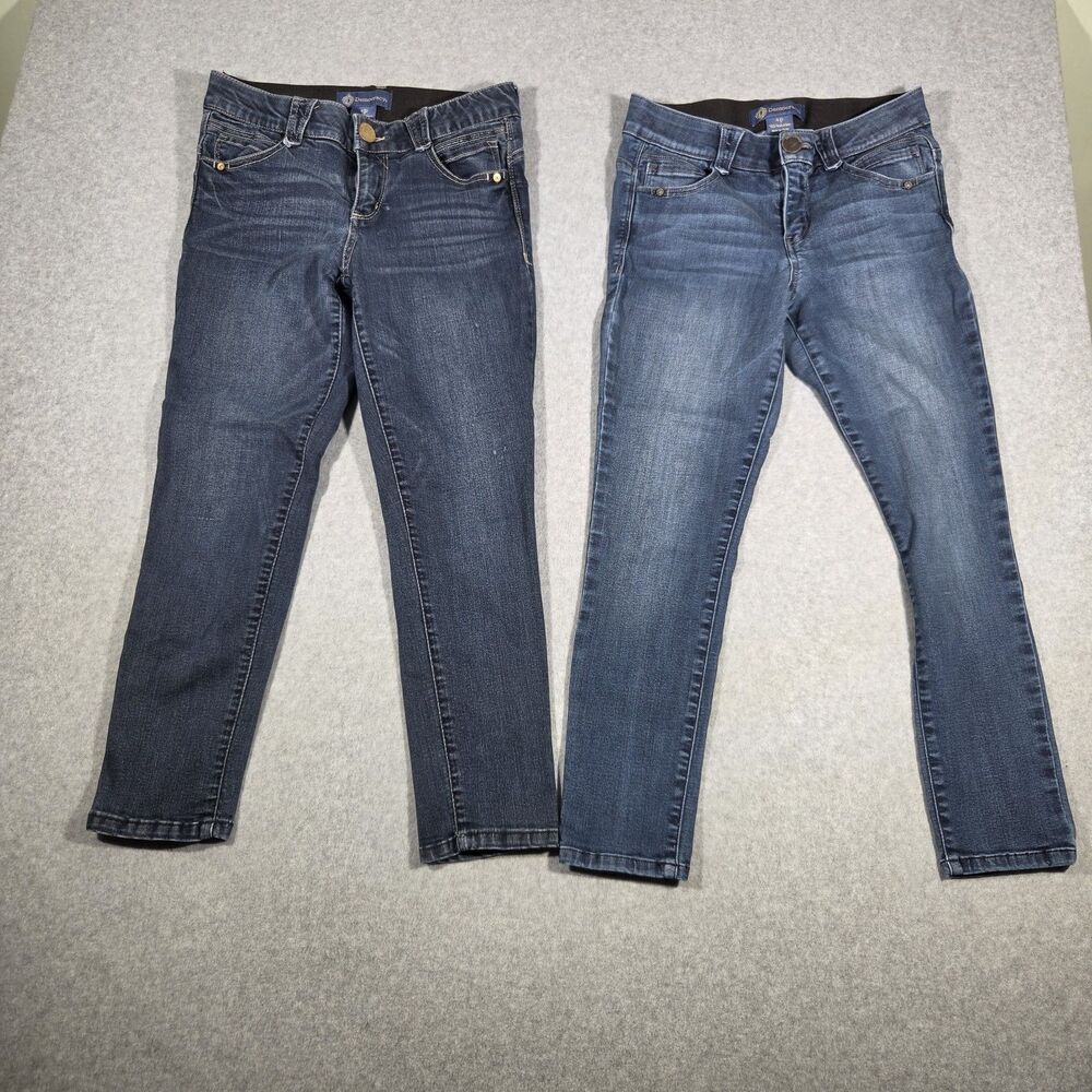 Lot of 2 Democracy Absolution Blue Denim Ankle Skinny Jeans Womens Size 4P